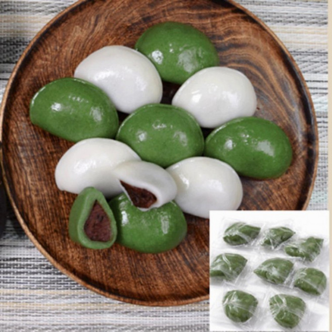 이색바람떡 1kg 간식 앙금절편 부모님선물 떡 개별포장, 2색 바람떡 1kg, 1개