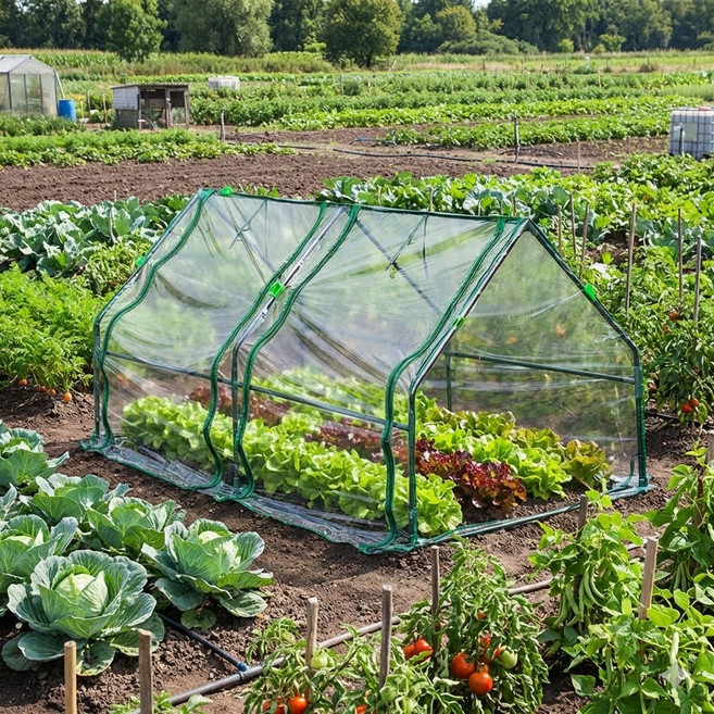 조립식 비닐하우스 소형 미니 온실 텃밭 베란다 가정용 HR-C180, 1개