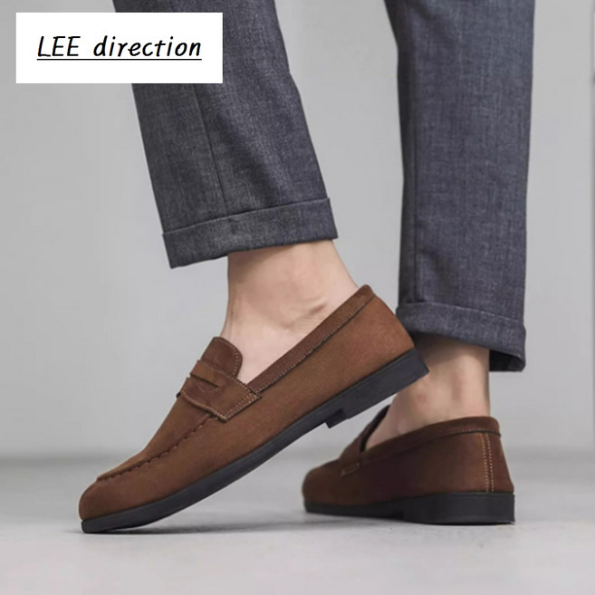 리디렉션 남성 페니로퍼 샤프한 가벼운 발편한 데일리 로퍼
