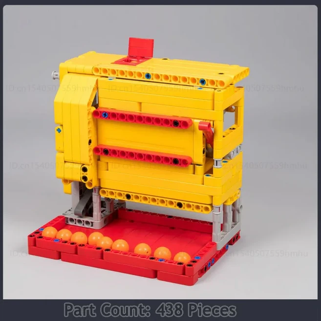 MOC GBC 미니 슬롯 머신 빌딩 블록 키트 소형 하이테크 퍼즐 컬렉션 모델 기술 벽돌 장난감 선물, 01 438PCS, 01 China Mainland