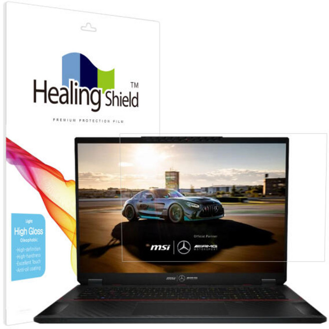 힐링쉴드 MSI 스텔스 18 Mercedes AMG A1V AR 고화질 액정보호필름, 1개