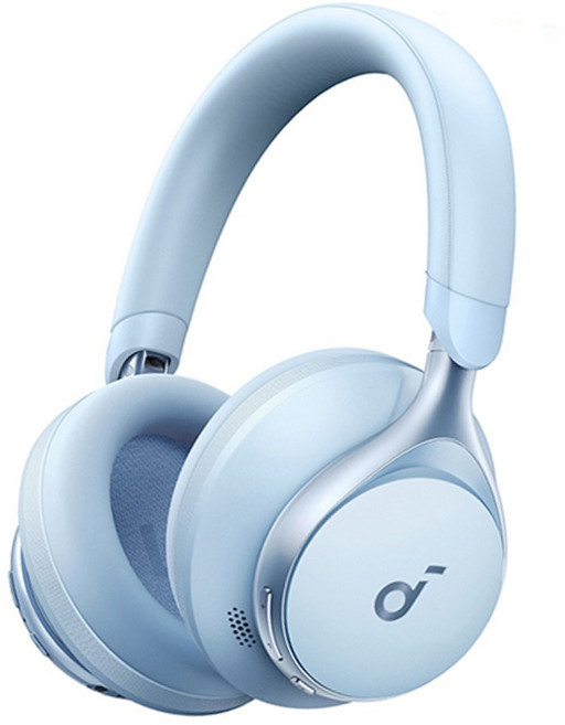 앤커 사운드코어 스페이스원 노이즈캔슬링 무선 블루투스헤드폰, 스카이 블루, A3035
