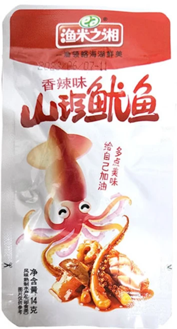 향라맛 산진오징어 틱톡 중국간식, 14g, 10개 - 쿠팡