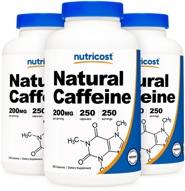 뉴트리코스트 내추럴 카페인 200mg, 250정, 3개 - 쿠팡