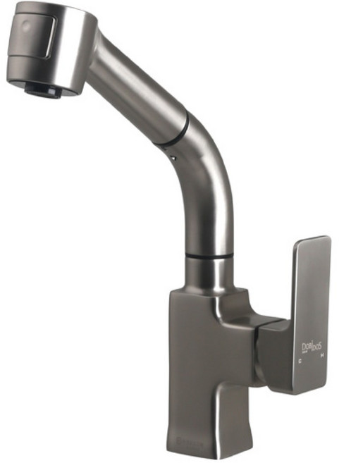 대림 도비도스 본사 NEW 고급 프리미엄 렉탱글 핸디형 주방 싱크수전, 니켈브러쉬, 1개