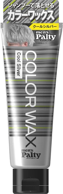 맨즈파르티 컬러왁스 샴푸로 지울 수 있다 쿨 실버 70g, 1개 - 쿠팡