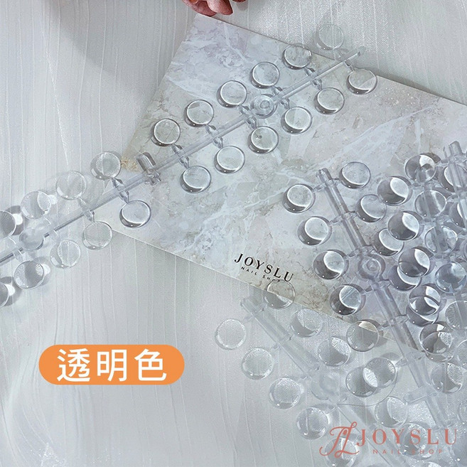 美甲甲片圓點色卡 120色色卡 試色美甲展示 美甲色卡 美甲甲片 美甲工具 美甲用品 K-22, 1個, 圓點色卡_透明