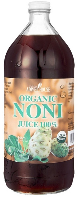 애드웰하우스 하와이안 오가닉 노니 주스 100%, 946ml, 1개
