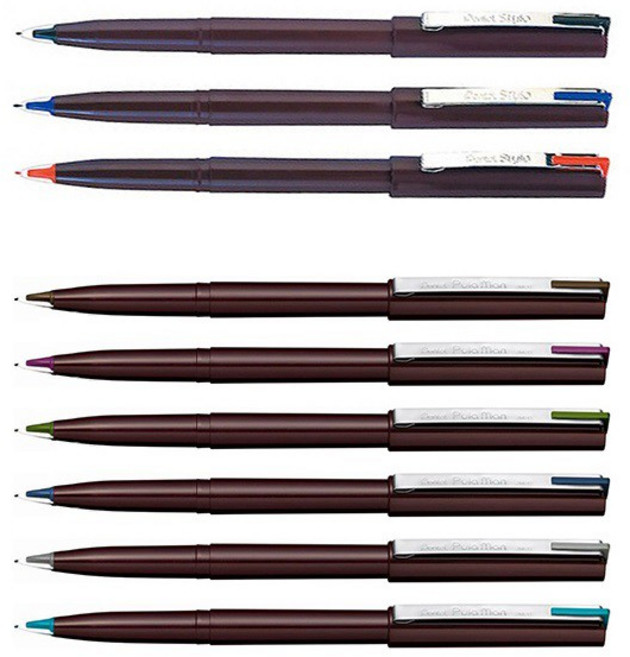 Pentel Stylo JM20 塑膠鋼筆, 紅色