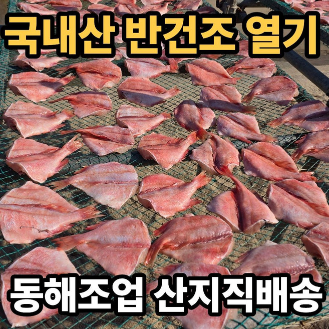 [국내산] 동해조업 반건조 열기, 1박스, 450g(4미/국산)