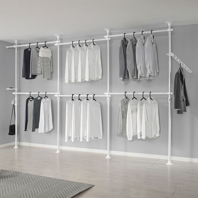 왕자 트윈 6단행거, 화이트