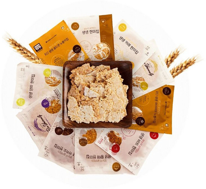 1분도 현미 생생 누룽지칩 현미칩 외 9종 쌀눈이 살아 있는 식사대용 아이두비 18gx10봉