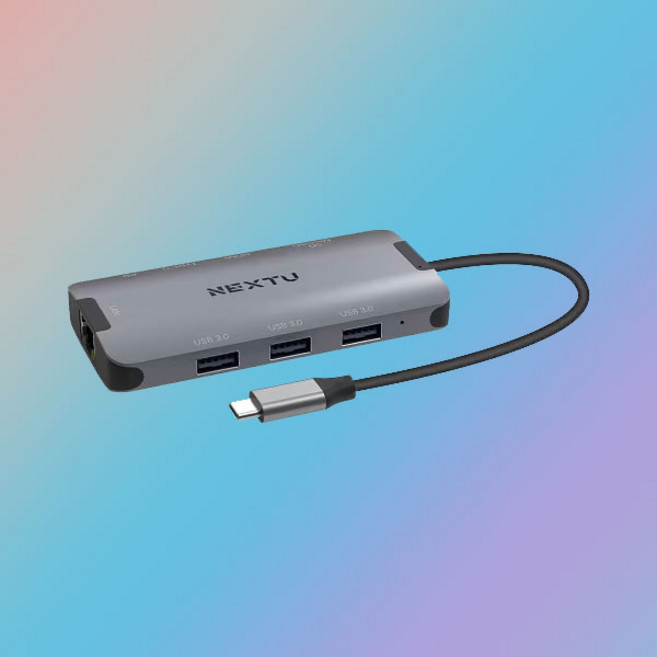 이지넷유비쿼터스 NEXTU NEXT-M2395TCH-MULTI 9포트 USB 3.0 Type C 허브, 1개