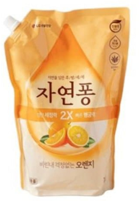 텐바이텐 자연퐁 주방세제 2X 오렌지 리필 1.4kg