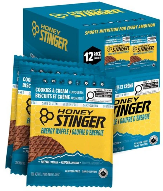 Honey Stinger 쿠키 과자 허니 스팅어 글루텐 프리 앤 크림 와플 운동 지구력 및 퍼포먼스를 위한 에너지 스트룹와플 홈 체육관용 스포츠 영양제 전후용 12개 12.72, 1.06 Ounce (Pack of 12), 30g - 쿠팡