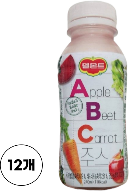 델몬트 ABC 주스, 240ml, 12개