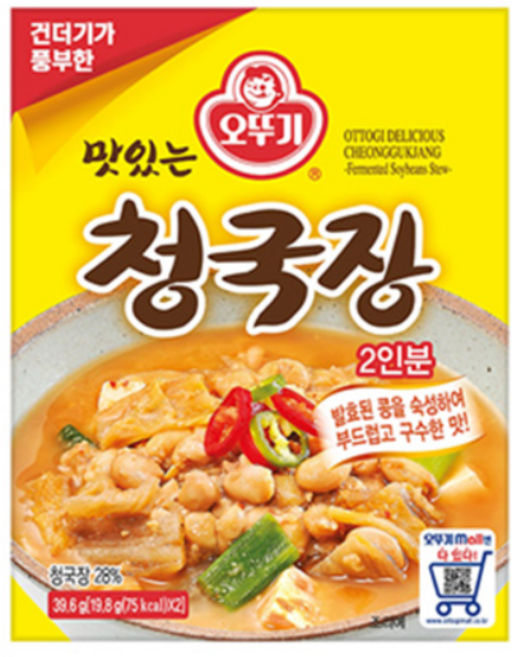 오뚜기 맛있는 청국장, 39.6g, 21개