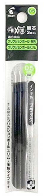 파이롯트 프릭션볼 지워지는 3색볼펜 0.5mm / 0.38mm 파일롯트 지워지는 볼펜 3색볼펜 리필심, 파이롯트 프릭션볼 3색볼펜 리필심 0.5mm3B, 파이롯트 프릭션볼 3색볼펜 리필심 0.5mm3B, 1개