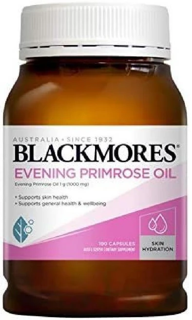 블랙모어스 달맞이꽃종자유 감마리놀렌산 이브닝 프림로즈 오일 1000Mg 100캡슐, 100정, 1개 - 쿠팡