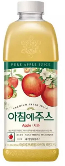 서울우유 아침에주스 사과, 44개, 950ml