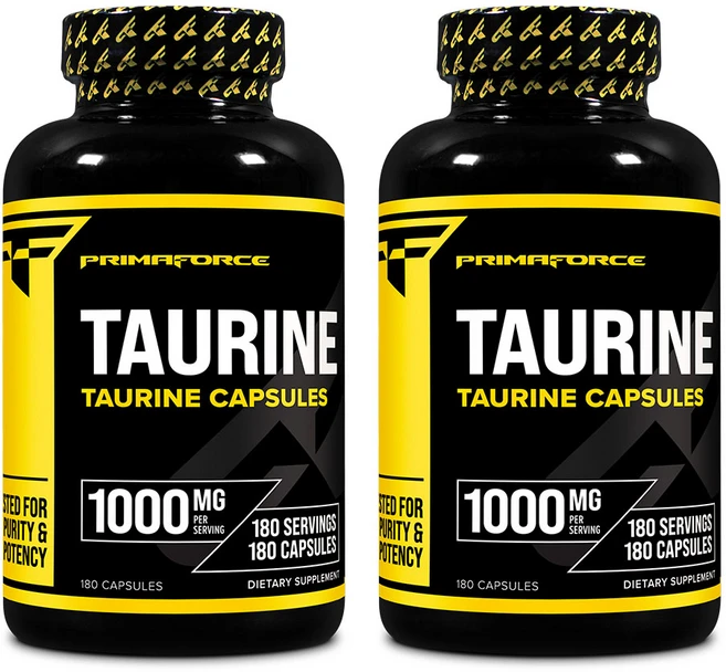 프리마포스 타우린 1000mg 180캡슐 2병, 2개, 180정 - 쿠팡