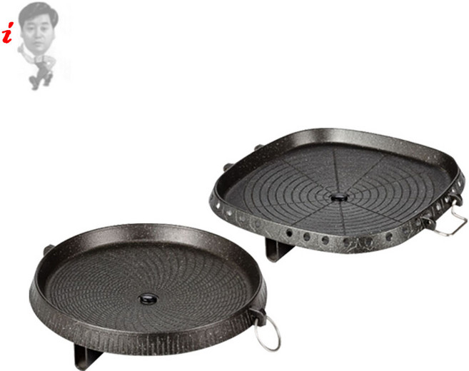 금상첨화 원형사각팬 / 구이팬 불판 그릴, 금상첨화 사각팬, 1개