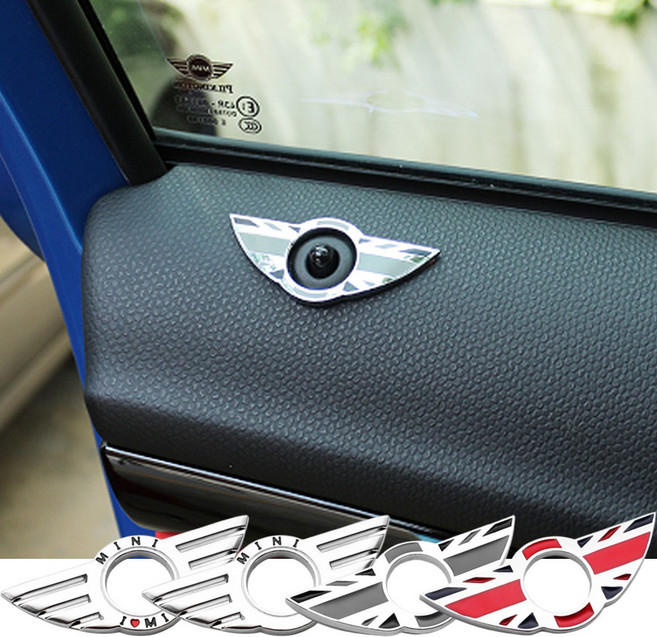 미니쿠퍼 도어핀 몰딩플레이트 클럽맨 컨트리맨 전차종호환 실내 꾸미기 인테리어 악세사리 용품, 블랙그레이(R60,R61전용), 도어