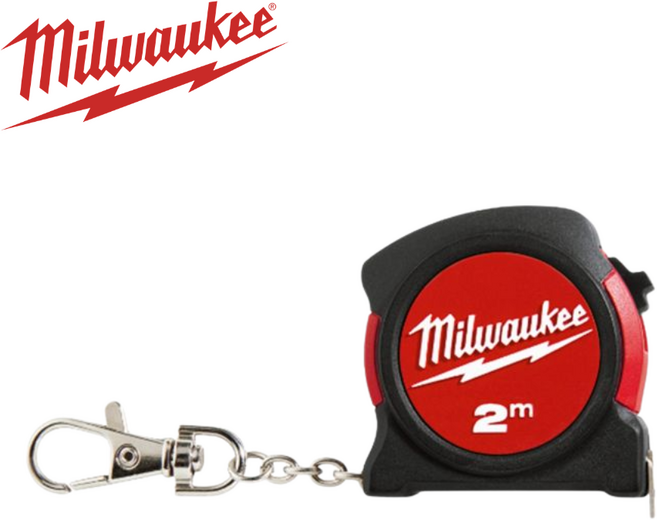 밀워키 자동 키체인줄자 2m 48-22-5507, 1개