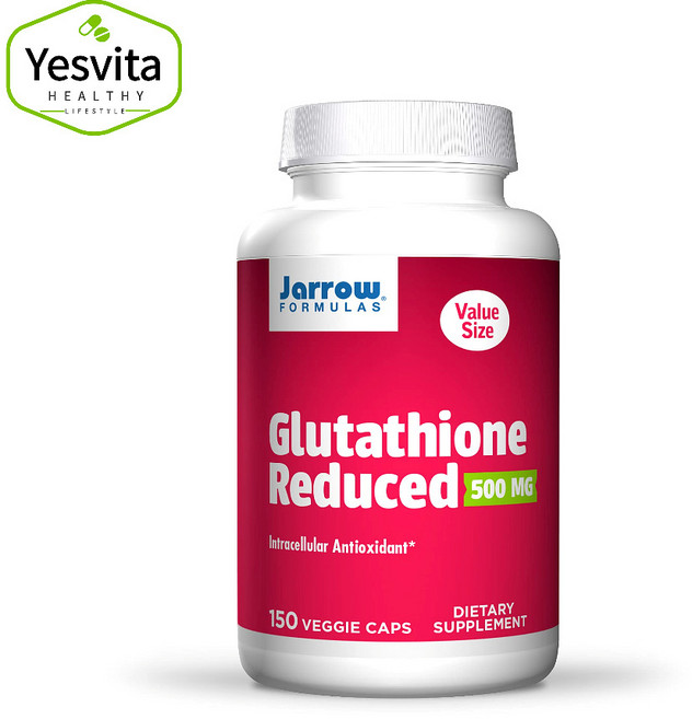 자로우포뮬러스 환원형 글루타치온 500mg 베지캡슐 150정, 비건, 성인남녀공용, 분말, 2개