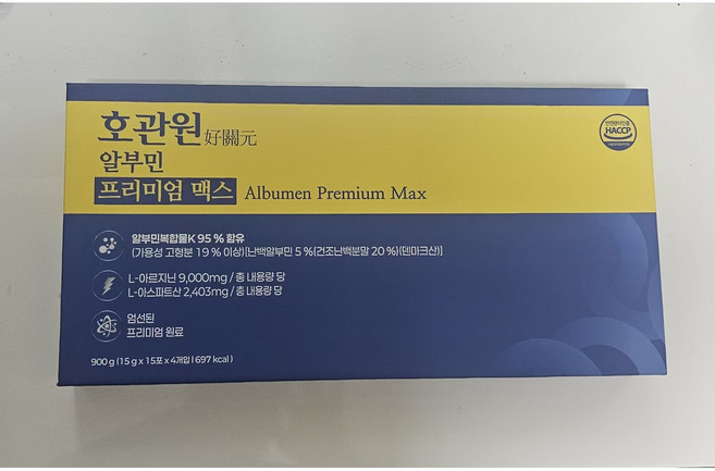 알부민 프리미엄 맥스 건강 식품 15g x 15포, 2박스, 60회분