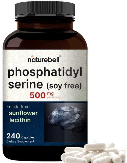 네이처벨 포스파티딜세린 선플라워 레시틴 Phosphatidyl serine 240캡슐, 1개, 240정