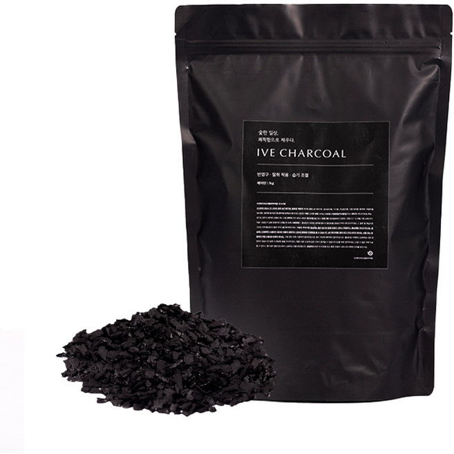이브차콜 에어탄 공기정화용 숯 새집증후군 실내탈취제, 3개, 1kg