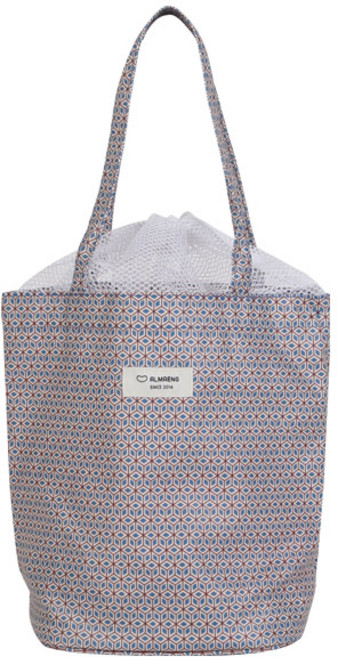 알맹 물빠지는 목욕가방 수영가방 메쉬백 AMCMB42, AMCMB42_큐브