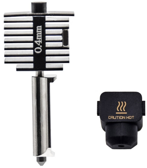 밤부랩용 A1 미니 0.4mm 노즐 핫엔드 키트 경화 스틸 3D 프린터 부품