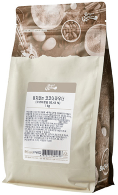 [브레드가든] 젖지않는 코코아파우더 1kg, 1개, 1개