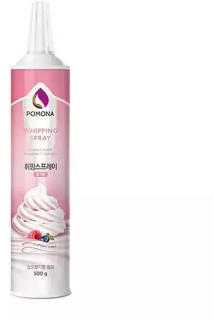 메가커피 포모나 휘핑 스프레이 딸기향 500g 1박스 12개, 1개