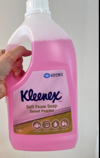 크리넥스 핸드워시 스윗파우더향, 1.95L, 7개