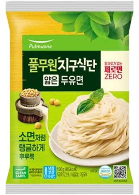 [풀무원지구식단] 얇은 두유면 풀무원, 150g, 1개