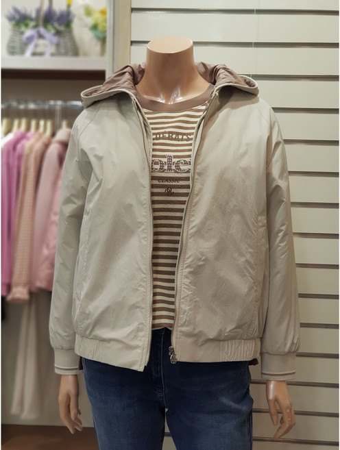 0228지센[25SS] 여성 하스 인퀼팅 탈착후드 숏 패딩 (LSJPP153_LB)