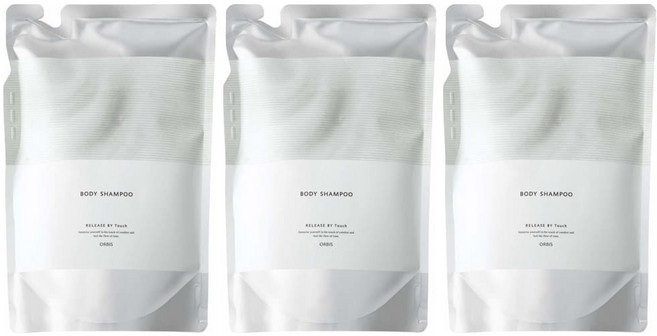 오르비스 릴리스 바이 터치 바디 샴푸 리필 500ml, 3개