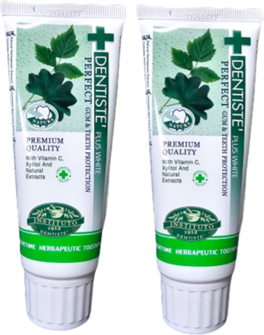 덴티스테 플러스 화이트 치약 튜브형, 60g, free, 2개