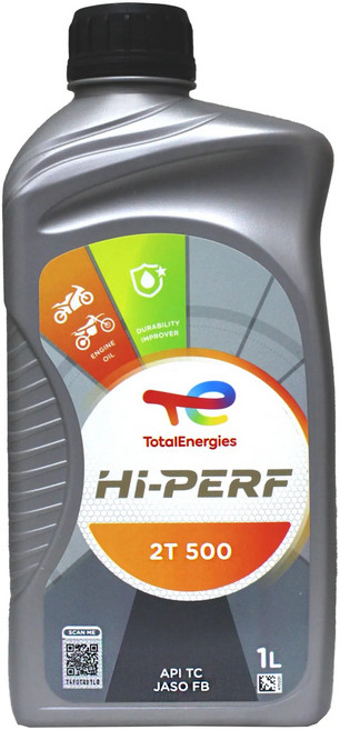 TotalEnergies Hi-PERF 2T 500 機油 API TC JASO FB 1L, 1個