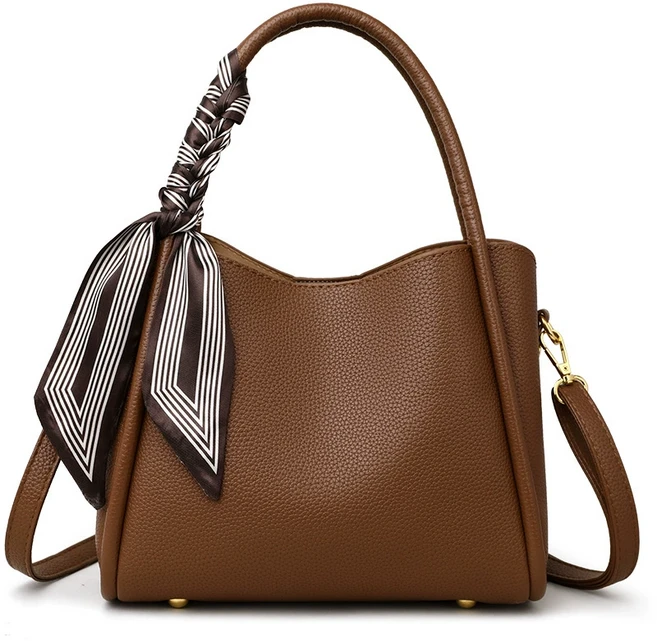 Nestify 크로스백 스카프 브레이드 핸드백 미니멀 대용량 통근 샤클백 매치 패션 액세서리 여자친구 선물 추천 쇼핑백 포함 한국 배송