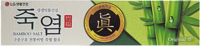 LG 죽염치약 오리지날 진 160g 9개, 24개