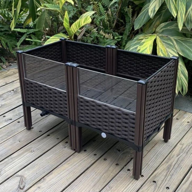 육지거북이 오픈 사육장 방수 놀이터 3단 육지 애완용 소동물 조경