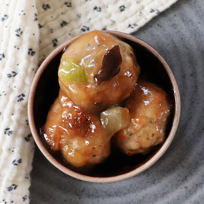 유아식 반찬 아기반찬 어린이 유아 시판 이유식, 1개, 100ml, 애찬만찬 중화풍미트볼(130g)