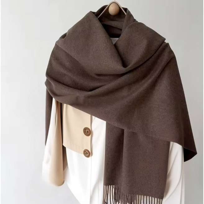 네오벨라 숄 겸용 울 머플러 캐시미어촉감