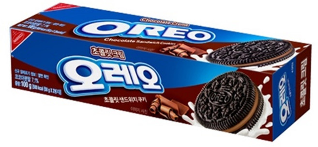 오레오 초콜릿 크림 샌드위치 쿠키, 100g, 24개