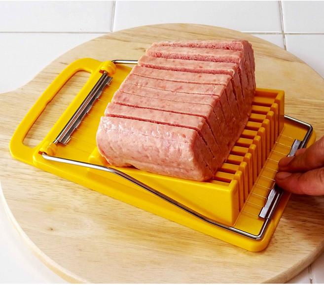 일본 코쿠보 스팸슬라이서 아보카도 햄 스팸 에그 슬라이서 슬라이스채칼, 1개