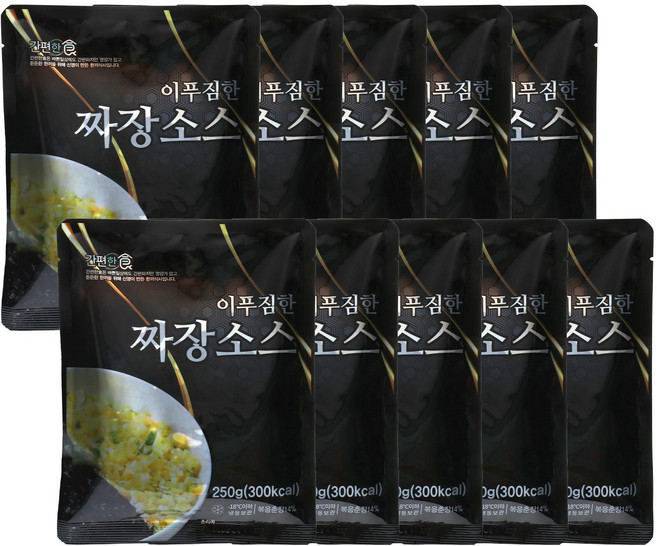 [간편한식] 이 푸짐한 짜장소스 세트, 10개, 250g